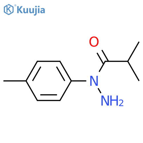 2-methyl-N-(4-methylphenyl)propanehydrazide structure