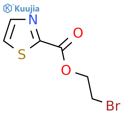 2-bromoethyl 1,3-thiazole-2-carboxylate structure