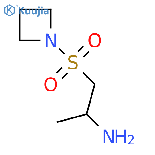 1-(azetidine-1-sulfonyl)propan-2-amine structure