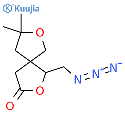 1-(azidomethyl)-8,8-dimethyl-2,7-dioxaspiro4.4nonan-3-one structure