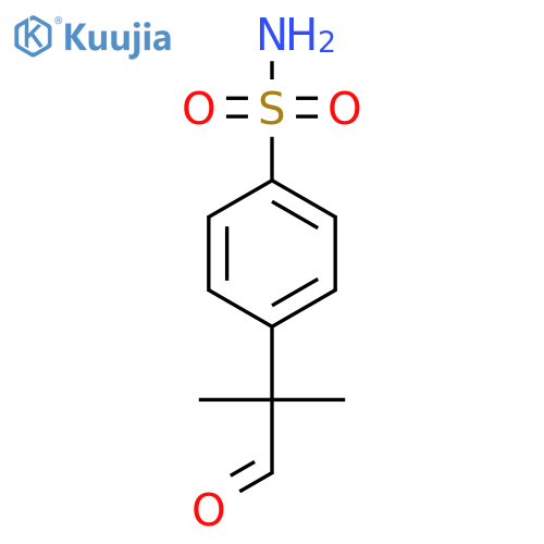 4-(2-Methyl-1-oxopropan-2-yl)benzene-1-sulfonamide structure