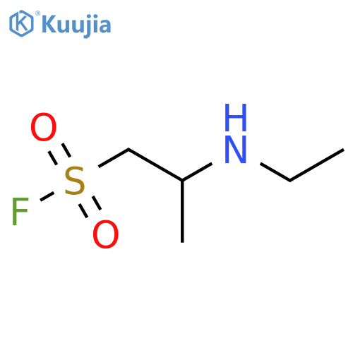 2-(ethylamino)propane-1-sulfonyl fluoride structure