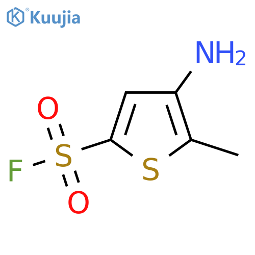 4-Amino-5-methylthiophene-2-sulfonyl fluoride structure