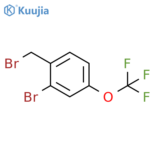 2-Bromo-4-(trifluoromethoxy)benzyl bromide structure