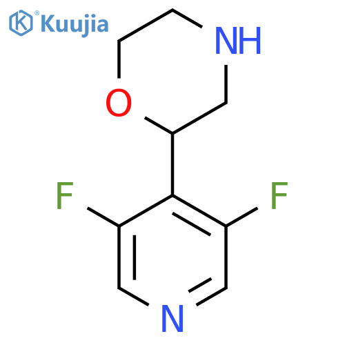 2-(3,5-difluoropyridin-4-yl)morpholine structure