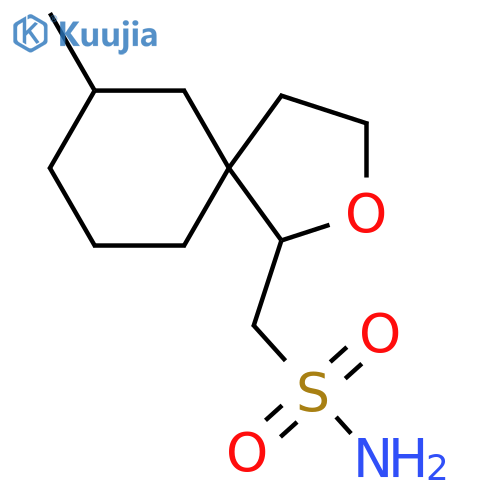 {7-methyl-2-oxaspiro4.5decan-1-yl}methanesulfonamide structure