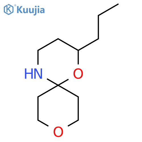 2-propyl-1,9-dioxa-5-azaspiro5.5undecane structure