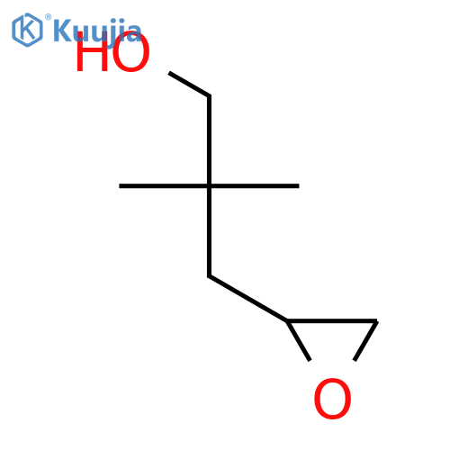 2,2-Dimethyl-3-(oxiran-2-yl)propan-1-ol structure