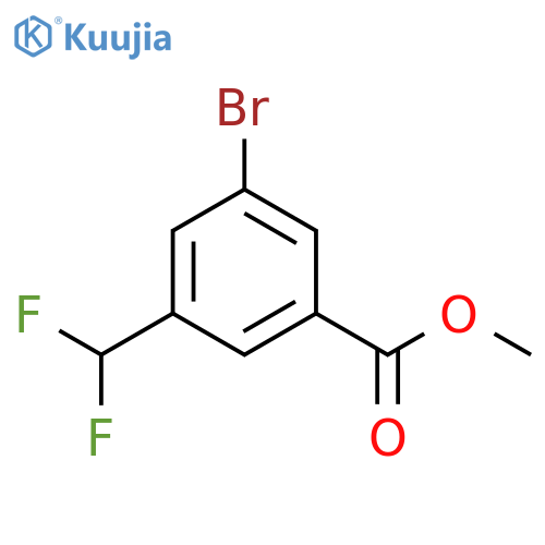 Methyl 3-bromo-5-(difluoromethyl)benzoate structure