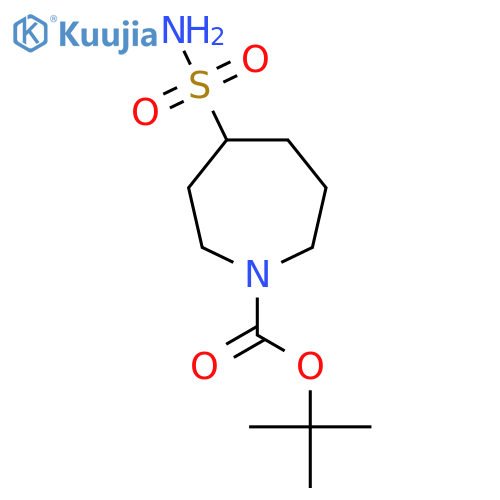 Tert-butyl 4-sulfamoylazepane-1-carboxylate structure