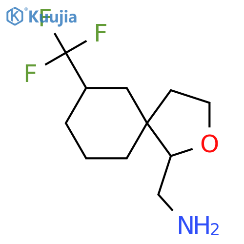 7-(trifluoromethyl)-2-oxaspiro4.5decan-1-ylmethanamine structure