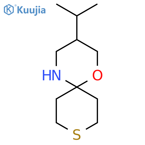 3-(propan-2-yl)-1-oxa-9-thia-5-azaspiro5.5undecane structure