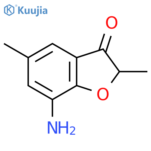 7-amino-2,5-dimethyl-2,3-dihydro-1-benzofuran-3-one structure