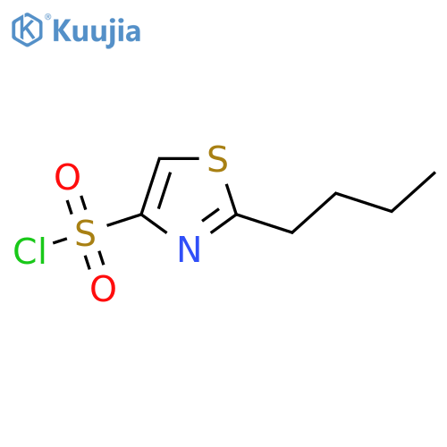2-butyl-1,3-thiazole-4-sulfonyl chloride structure