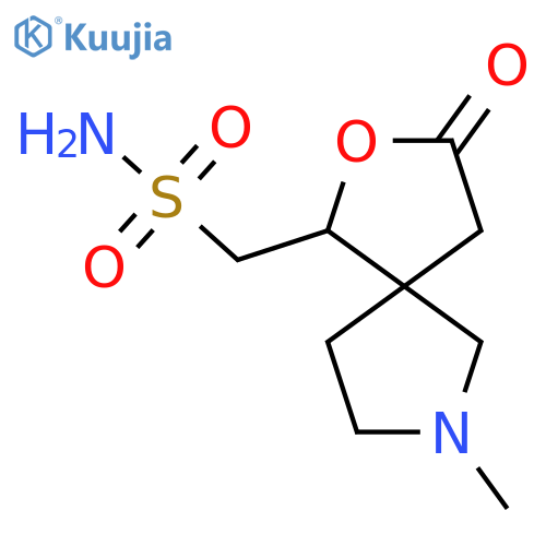 {7-methyl-3-oxo-2-oxa-7-azaspiro4.4nonan-1-yl}methanesulfonamide structure