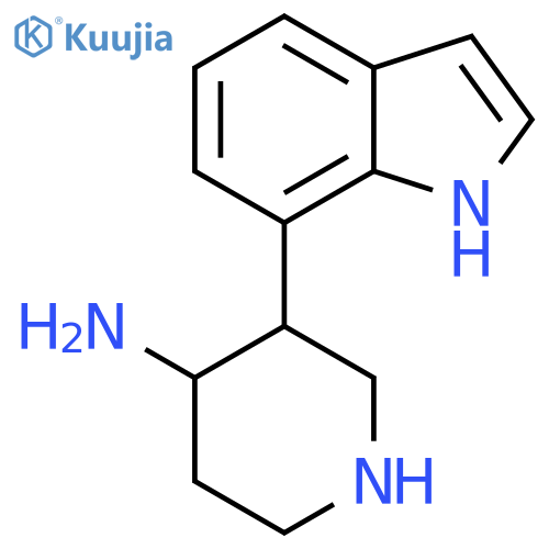 3-(1H-indol-7-yl)piperidin-4-amine structure
