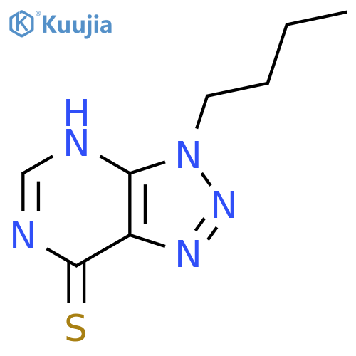 3-butyl-3H-1,2,3triazolo4,5-dpyrimidine-7-thiol structure