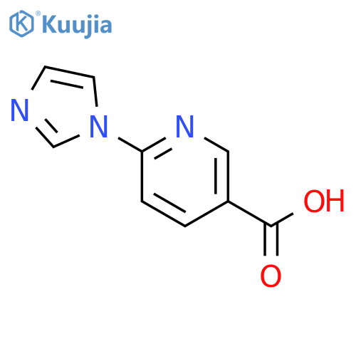 6-(1H-Imidazol-1-yl)nicotinic acid structure