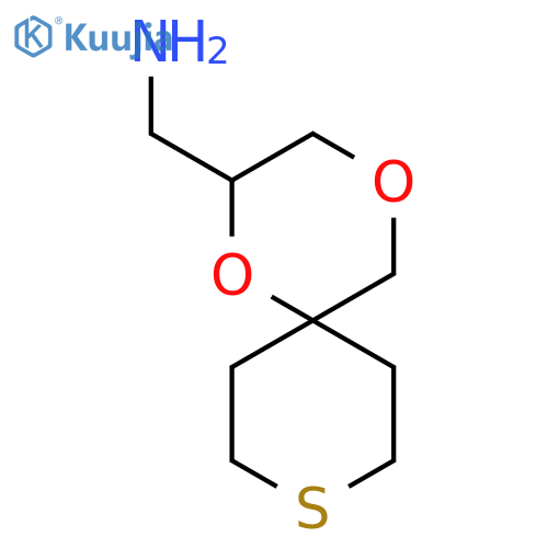 {1,4-dioxa-9-thiaspiro5.5undecan-2-yl}methanamine structure
