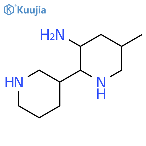 5-methyl-2-(piperidin-3-yl)piperidin-3-amine structure