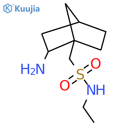 1-{2-aminobicyclo2.2.1heptan-1-yl}-N-ethylmethanesulfonamide structure