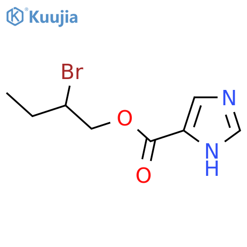 2-bromobutyl 1H-imidazole-5-carboxylate structure