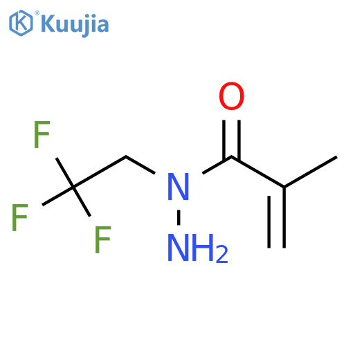 2-methyl-N-(2,2,2-trifluoroethyl)prop-2-enehydrazide structure