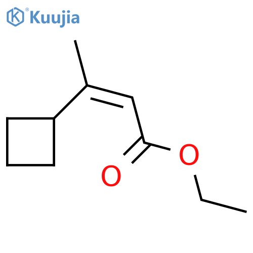 ethyl (2Z)-3-cyclobutylbut-2-enoate structure