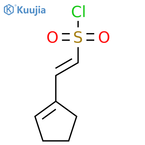 2-(cyclopent-1-en-1-yl)ethene-1-sulfonyl chloride structure