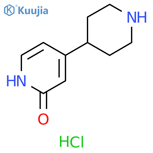 4-(4-piperidinyl)-2(1H)-pyridinone dihydrochloride structure