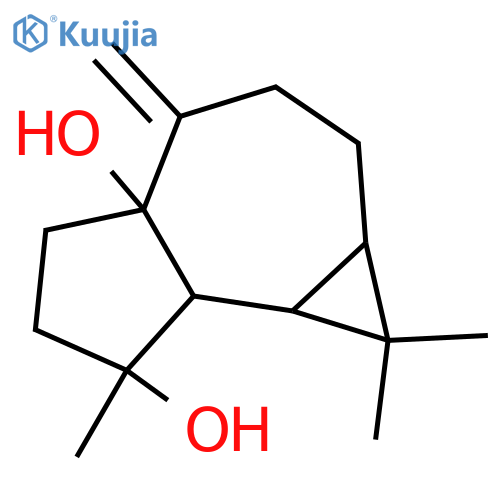 10(14)-Aromadendrene-1,4-diol; (1β,4β,5α,6β,7β)-form structure
