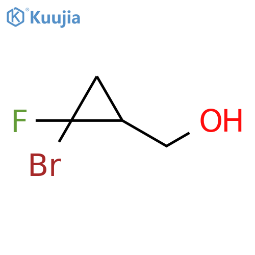 (2-Bromo-2-fluoro-cyclopropyl)-methanol structure