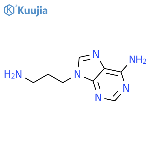 9-(3-aminopropyl)-9H-purin-6-amine structure