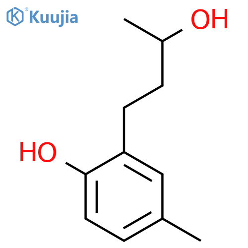 2-(3-hydroxybutyl)-4-methylphenol structure