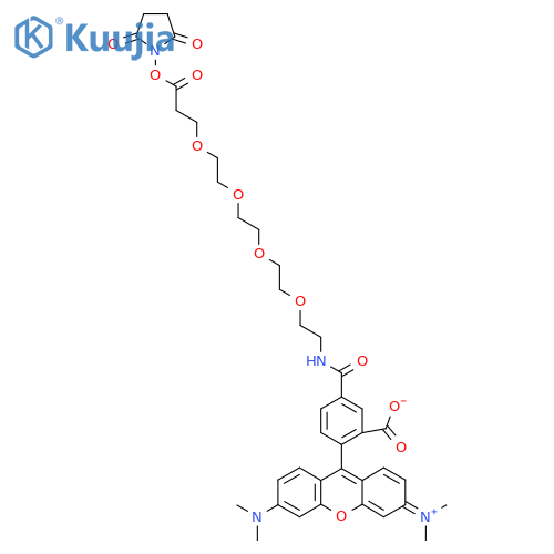 TAMRA-PEG4-NHS ester structure