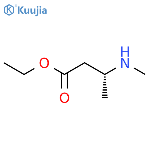 ethyl (3R)-3-(methylamino)butanoate structure