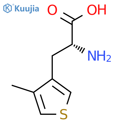 (2R)-2-amino-3-(4-methylthiophen-3-yl)propanoic acid structure