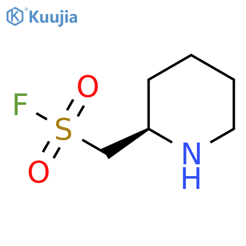 (2R)-piperidin-2-ylmethanesulfonyl fluoride structure