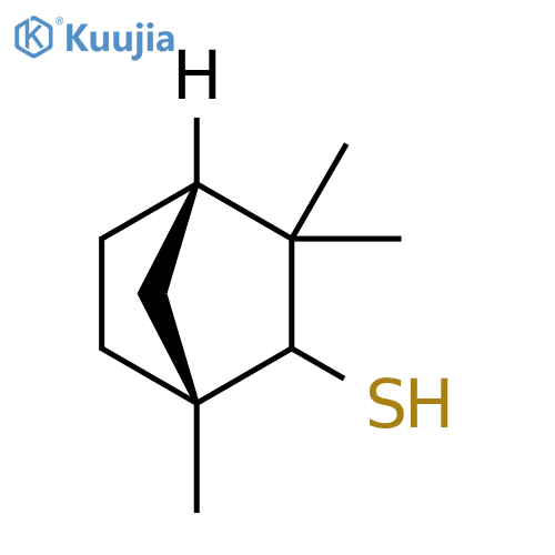 (1R,4S)-1,3,3-trimethylbicyclo2.2.1heptane-2-thiol structure