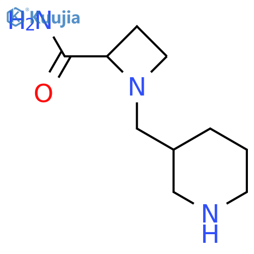 1-(piperidin-3-yl)methylazetidine-2-carboxamide structure