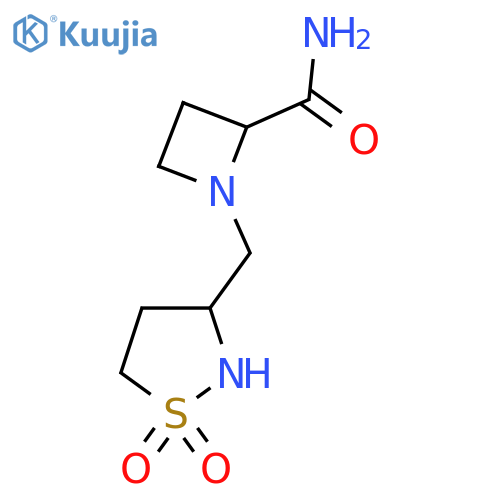 1-(1,1-dioxo-1lambda6,2-thiazolidin-3-yl)methylazetidine-2-carboxamide structure