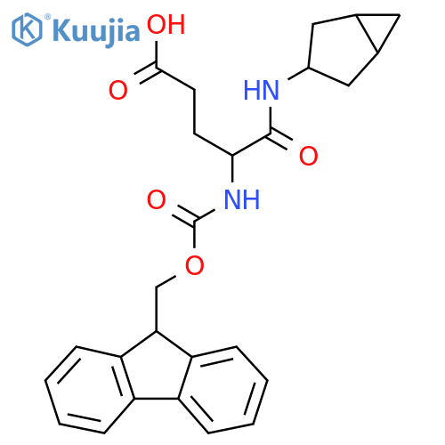 4-({bicyclo3.1.0hexan-3-yl}carbamoyl)-4-({(9H-fluoren-9-yl)methoxycarbonyl}amino)butanoic acid structure