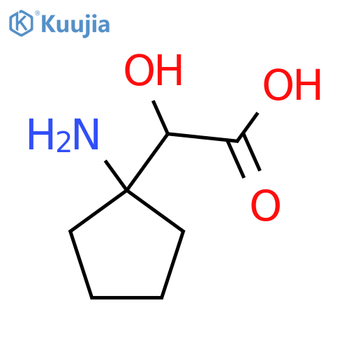 2-(1-aminocyclopentyl)-2-hydroxyacetic acid structure