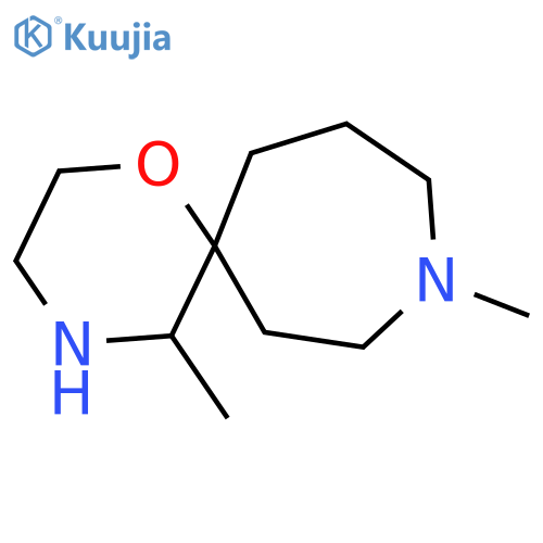 5,9-dimethyl-1-oxa-4,9-diazaspiro5.6dodecane structure