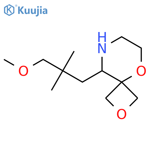 9-(3-methoxy-2,2-dimethylpropyl)-2,5-dioxa-8-azaspiro3.5nonane structure