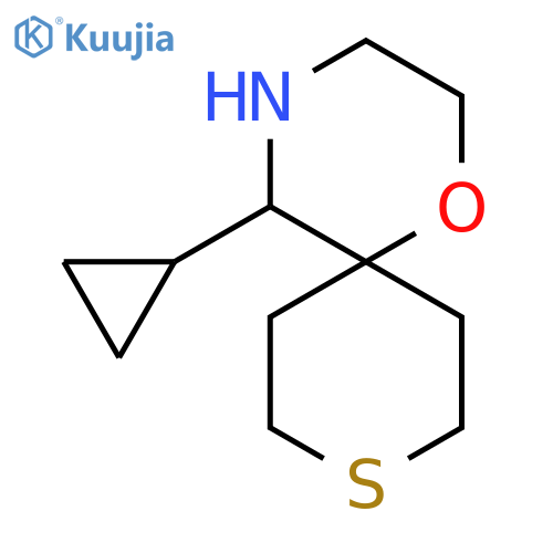 5-cyclopropyl-1-oxa-9-thia-4-azaspiro5.5undecane structure