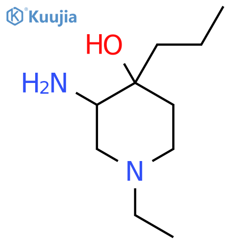 3-amino-1-ethyl-4-propylpiperidin-4-ol structure