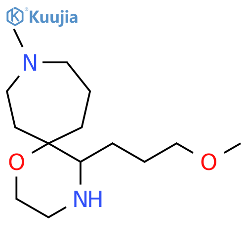 5-(3-methoxypropyl)-9-methyl-1-oxa-4,9-diazaspiro5.6dodecane structure