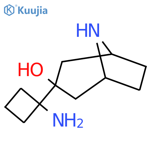 3-(1-aminocyclobutyl)-8-azabicyclo3.2.1octan-3-ol structure