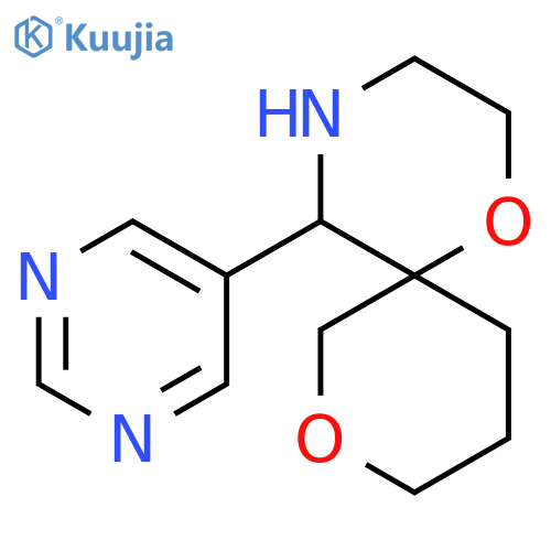 5-(pyrimidin-5-yl)-1,8-dioxa-4-azaspiro5.5undecane structure